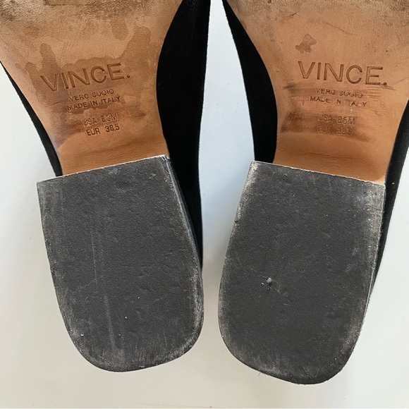 Vince Open Toed Suede Sandals - Picture 4 of 4